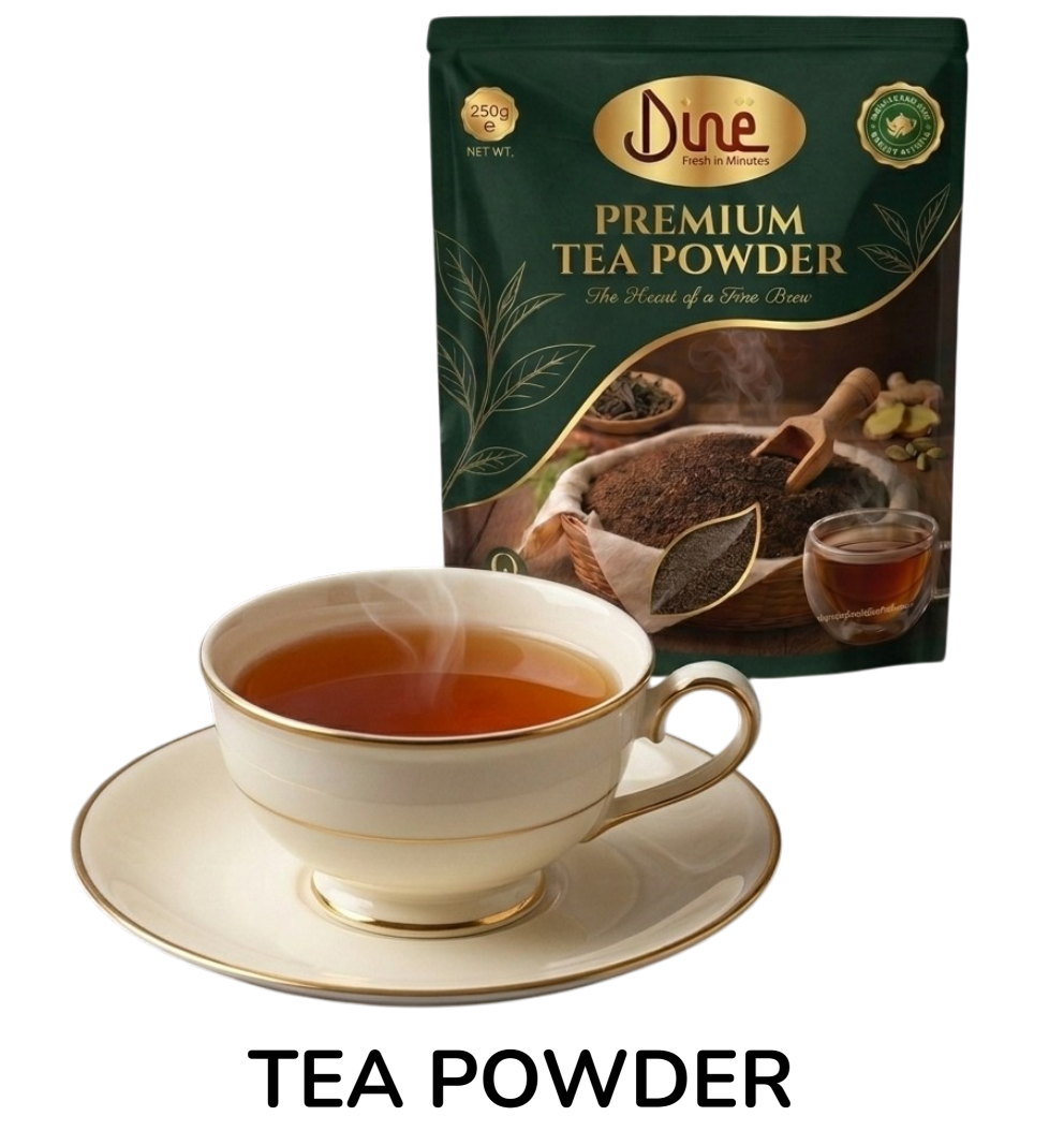 tea with label